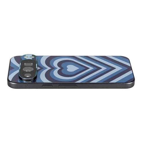 Blue Heart Pattern Pixel 9 Pro XL Skin